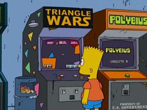 Polybius en Los Simpson.