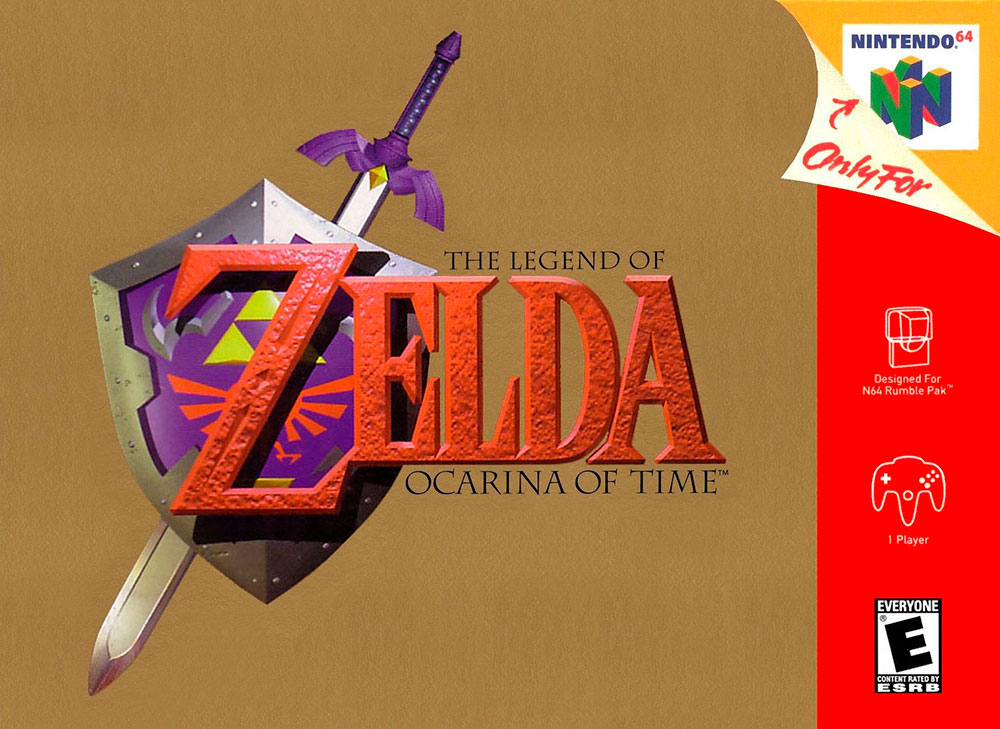 Portada de The Legend of Zelda:Ocarina of Time